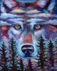 Spirit Wolf on Canvas