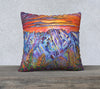 Fire and Ice Mt. Currie Pillow Case “18” by 18”
