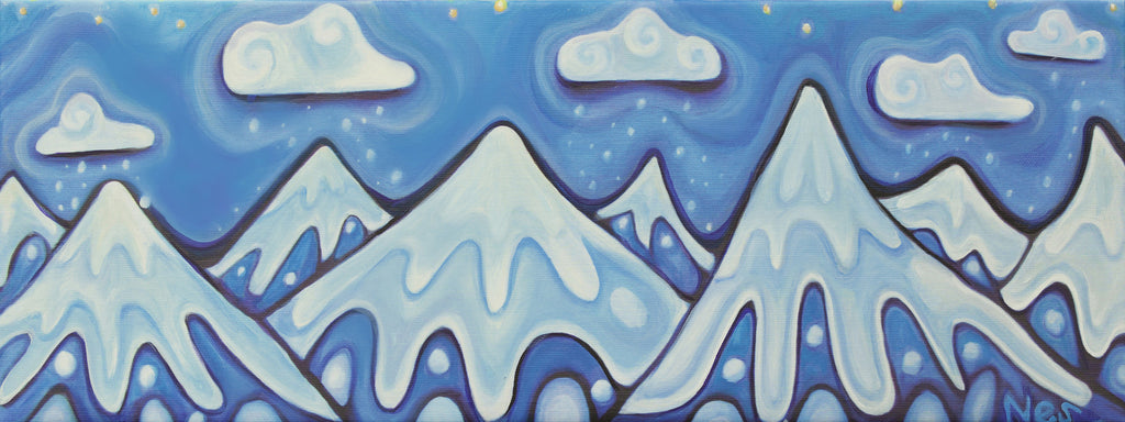 Mountain Dreams on canvas