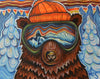 Whistler Pow Bear on Canvas